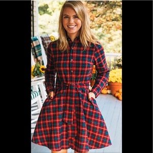 Kiel James Patrick Cozy Cabin Flannel Dress M